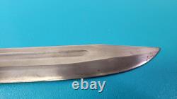 RJ Richter Large 13 Bowie Huntinng Knife + Sheath Solingen Germany TR1293
