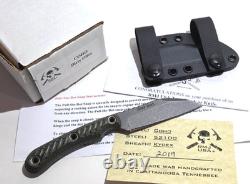 RMJ TACTICAL COHO Fixed 52100 Steel Dirty Olive withSheath FreeShipUSA GREAT DEAL