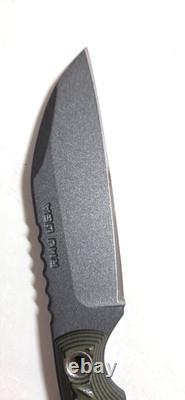 RMJ TACTICAL COHO Fixed 52100 Steel Dirty Olive withSheath FreeShipUSA GREAT DEAL
