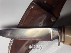 ROSTFREIL VINTAGE (carver antler) hunting knife SOLINGEN GERMANY (BEAUTIFUL)
