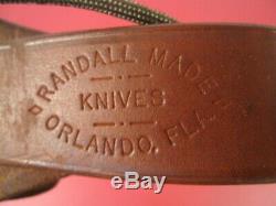 Randall Knife #21 LIttle Game withOriginal Scabbard 1980's Vintage XLNT