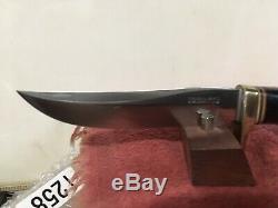 Randall Knife Model 7-4. 4 1/2 Blade Smooth Button Sheath Near Mint