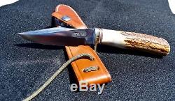 Randall Knife Model 8 Trout and Bird Knife 4 Blade, Stag Handle