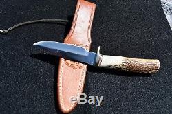 Randall Knife Model 8 Trout and Bird Knife 4 Blade, Stag Handle