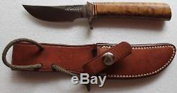 Randall Made Knife Model 21 Little Game Hunting Camping Knives Rough Back Sheath