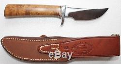 Randall Made Knife Model 21 Little Game Hunting Camping Knives Rough Back Sheath