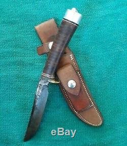 Randall Made Knives 1960's Model 7-5 Fishing Hunting KNIFE with JRB Leather VN era