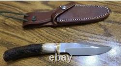 Randall Made Knives Stag Knife & Sheath 3 1/8 Blade 8.25 OAL