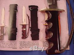Randall Made Model 16 Randall Dive Team Knife withSheath in 1991 Green Catalog p29