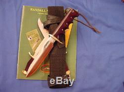 Randall Made Model 16 Randall Dive Team Knife withSheath in 1991 Green Catalog p29