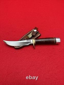 Randall Made Model 4-4.5 Small Game Skinner Knife With Leather Handle