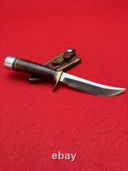 Randall Made Model 4-4.5 Small Game Skinner Knife With Leather Handle