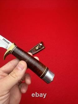 Randall Made Model 4-4.5 Small Game Skinner Knife With Leather Handle