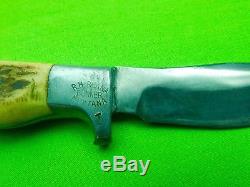 Rare 1944-62 Custom R. H. Rudy Ruana Skinner T Marked 10b Hunting Knife