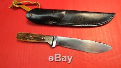 Rare 1969 Vintage PUMA Nicker Handmade Fixed Blade Hunting Knife