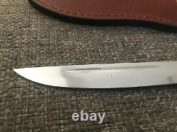 Rare 1970 Puma Buddy Knife 6383 Stag Solingen Germany Hunting With Sheath