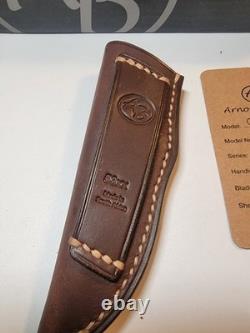 Rare Arno Bernard Kudu Bone Knife with Sheath Solingen Germany