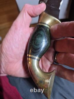 Rare Beaver USA Fixed Blade Knife Iron Mountain Custom USA Skinner 098