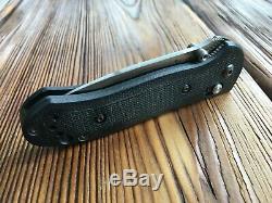 Rare Benchmade 722s Pardue Tanto Folding Knife Pre-production