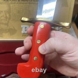 Rare Case XX Christmas Bowie Knife Red
