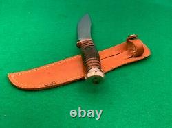 Rare Case XX Tested Vintage Knife Excellent 80-100 Years Old & Sheath