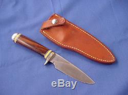 Rare Dave Griffin Pathfinder Model 26 Type Hunter Knife and RMK Pocket Sheath