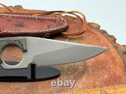 Rare Dwaine Carrillo AirKat Hunter knives with custom Sheaths-2066.25
