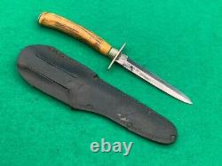 Rare Joseph Allen & Son's Stag Handled Dagger Knife100 Yrs. Vintage #5