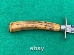 Rare Joseph Allen & Son's Stag Handled Dagger Knife100 Yrs. Vintage #5