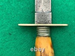 Rare Joseph Allen & Son's Stag Handled Dagger Knife100 Yrs. Vintage #5