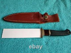Rare Junglee Baby Hattori Fighter Knife With Original Leather Sheath