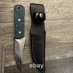 Rare Junglee Born Free Knife 9 Fixed Blade 4.25 Blade -with Sheath