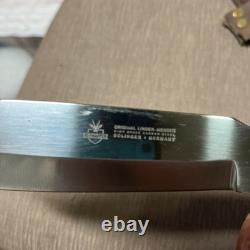 Rare, Linder-Messer Ranger Blade, Unused, Custom Crown Stag, Custom Sheath