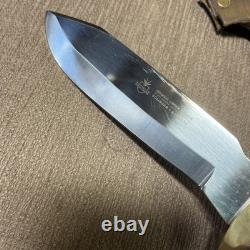 Rare, Linder-Messer Ranger Blade, Unused, Custom Crown Stag, Custom Sheath