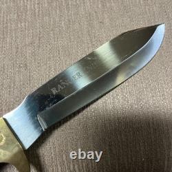 Rare, Linder-Messer Ranger Blade, Unused, Custom Crown Stag, Custom Sheath