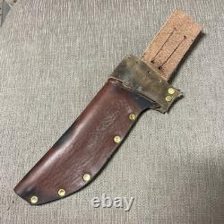 Rare, Linder-Messer Ranger Blade, Unused, Custom Crown Stag, Custom Sheath