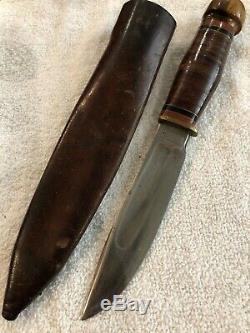 Rare MSA Marbles Ideal Hunting Knife Original Sheath 8 3/4