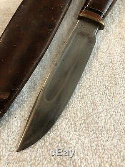 Rare MSA Marbles Ideal Hunting Knife Original Sheath 8 3/4