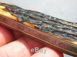 Rare Marble's Safety Pocket Knife Antique Hunting Fishing Camping Tool Vintage