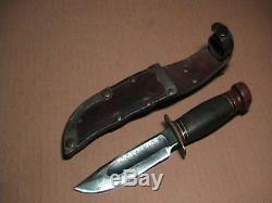 Rare Marbles Gladstone M. S. A Co. MI U. S. A. Hunting Knife Early 1900s
