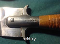 Rare Model 1 Iron Guard Springfield 1880 Hunting Knife with Varney Sheath