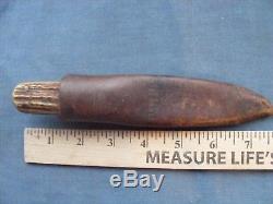 Rare NAMED M. S. A. CO. GLADSTONE MICH. U. S. A. MARBLES DALL DEWEESE Pattern Knife