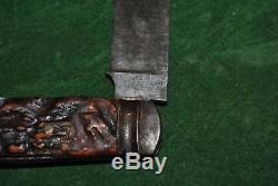 Rare Orig collectible JOSEPH RODGERS SHEFFIELD Hunting Folding Large knife 11