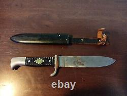 Rare Robi Klaas Solingen Germany Boy Scouts Youth Hunting Survival Bowie Knife