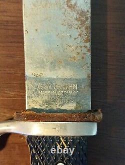 Rare Robi Klaas Solingen Germany Boy Scouts Youth Hunting Survival Bowie Knife