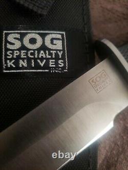 Rare SOG Government Knife Razor Sharp Mint Never Used Made in Seki, Japan