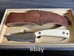 Rare Schrade Scrimshaw USA 155sc Sharpfinger Carbon Steel Hunting Knife Mint