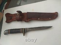 Rare Vintage 1950s Western USA Knife Boulder Co. Bird & Buck Genuine Hunting