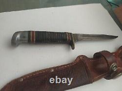 Rare Vintage 1950s Western USA Knife Boulder Co. Bird & Buck Genuine Hunting