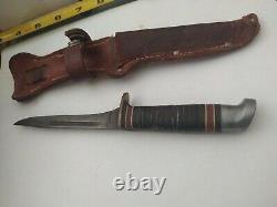 Rare Vintage 1950s Western USA Knife Boulder Co. Bird & Buck Genuine Hunting